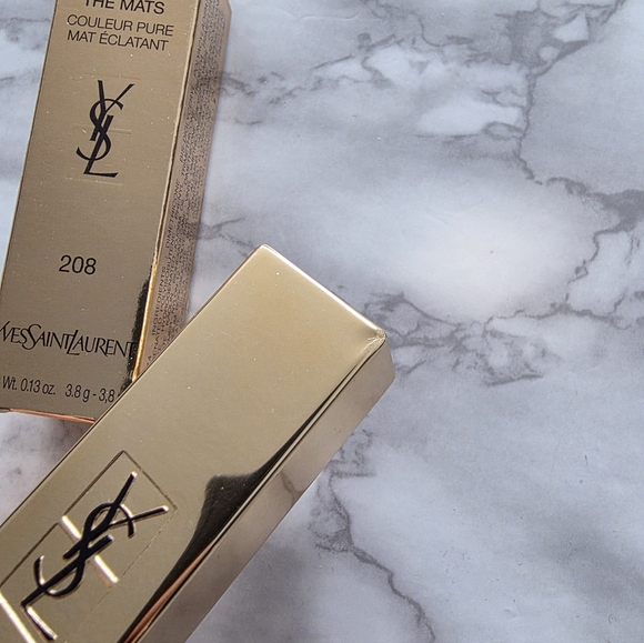 NEW Yves Saint Laurent Rouge Pur Couture The Mats Lipstick — Shade 208 - Picture 5 of 6